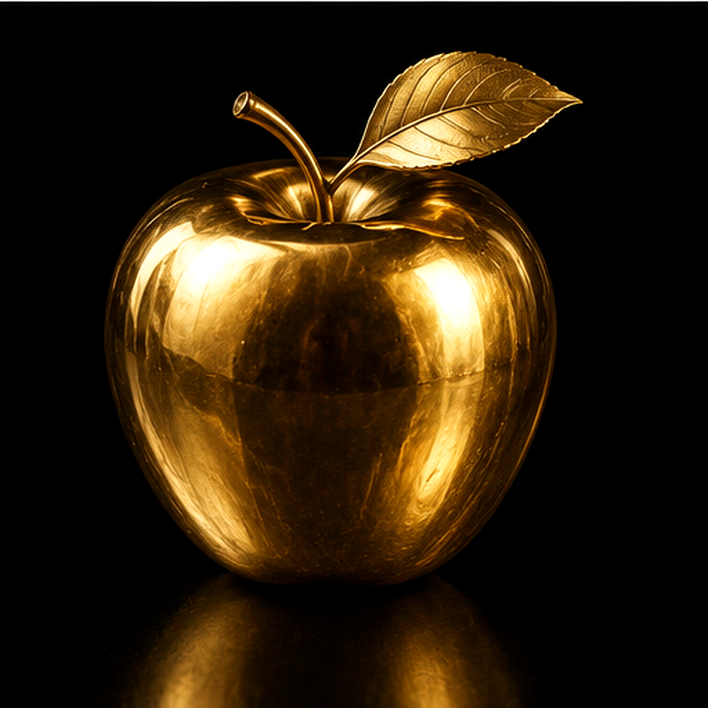 Manzana dorada — rinde sus frutos
